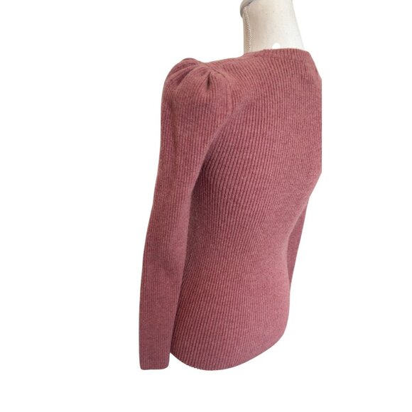 Hatch Giada Ribbed Crew Neck Maternity Sweater Size 1 (Small) - Picture 4 of 10